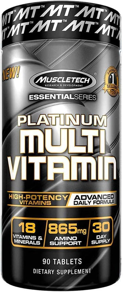 Muscletech Platinum Multi Vitamin (18 Vitamins & Minerals) 90 Tablets