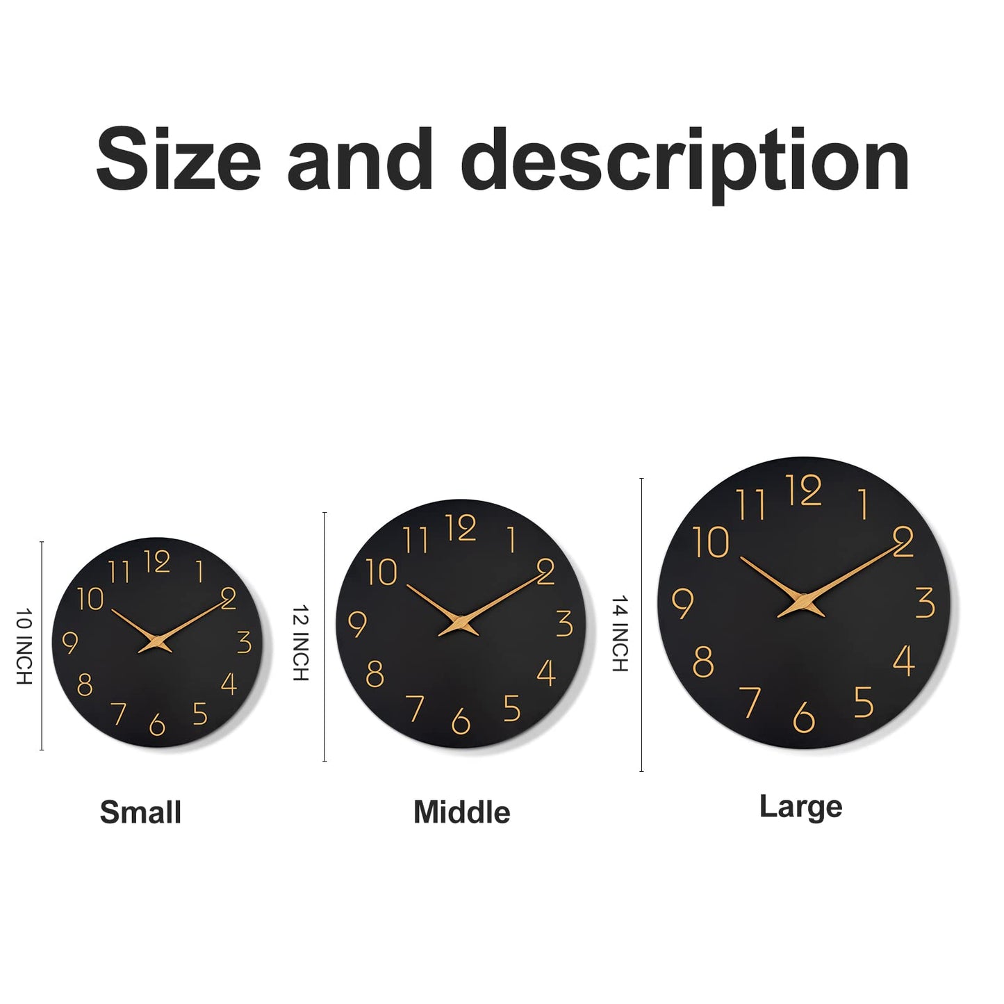 Mosewa Wall Clock 12 Inch Silent Non Ticking Wood Wall Clocks Battery Operated - Wooden White Modern Office Simple Minimalist Clock Decorative for Kitchen,Home,Bathroom,Living Room(12" White)