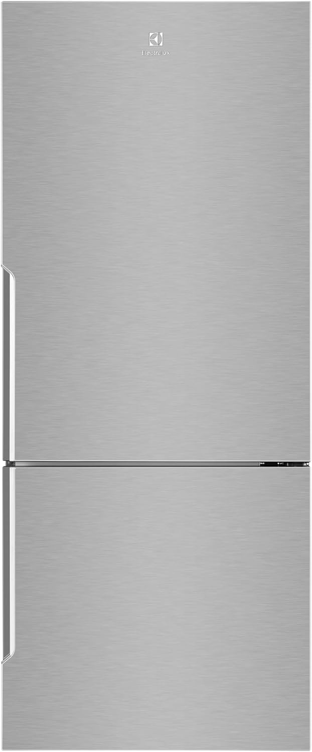 Electrolux 453 Liters Bottom Mount Refrigerator, Nutrifresh Inverter, Total No Frost Double Door Fridge & Freezer with Internal LED light, Silver, EBE4500B-A RAE"Min 1 year manufacturer warranty"