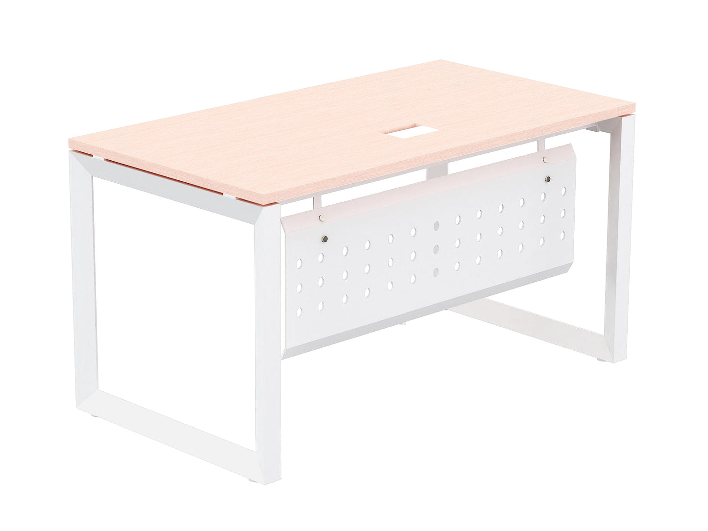 Mahmayi Vorm 136-18 White Modern Workstation Material-Melamine on MDF