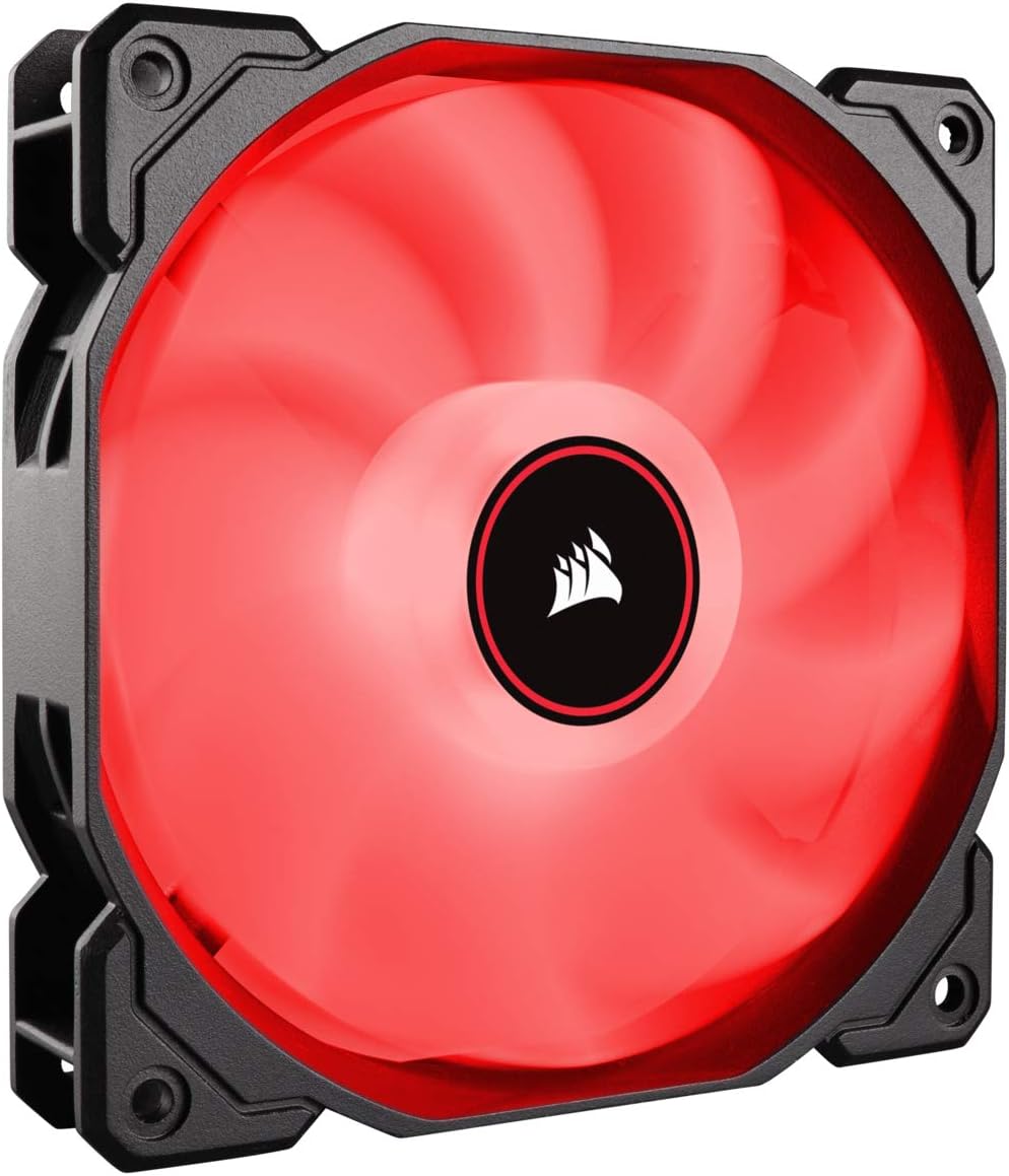 CORSAIR AF140 LED Low Noise Cooling Fan, Dual Pack - White, 140 mm