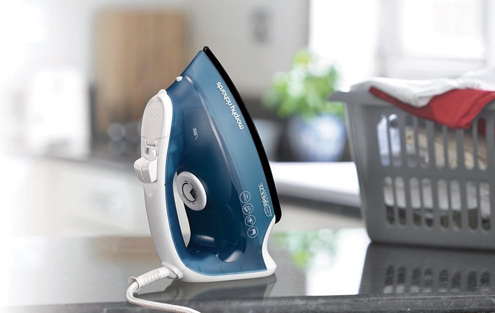 Morphy Richards 300277 Breeze Steam Iron With Ceramic Soleplate, Blue"Min 1 year manufacturer warranty"