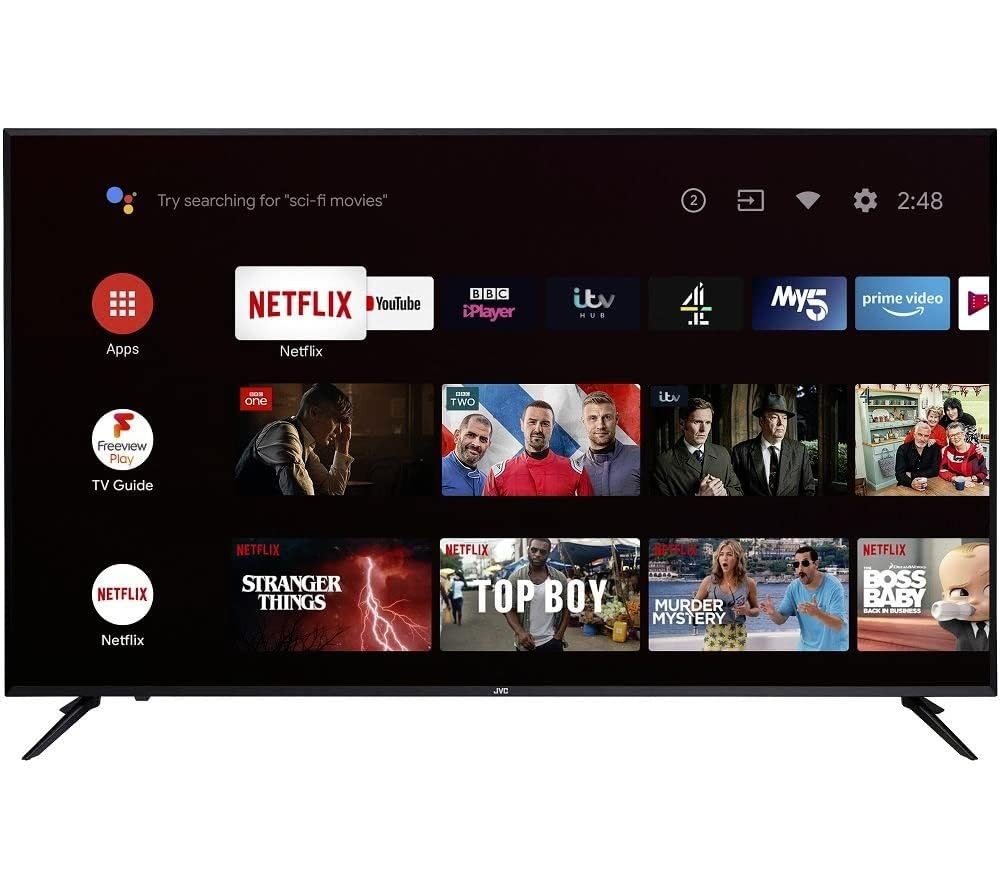 JVC 98 Inch 4K UHD Smart TV Webos, Netflix, YouTube, Shahid, Chromecast Built in Bluetooth & WiFi Colour Black Model - LT98N7125-1 Years Full Warranty.