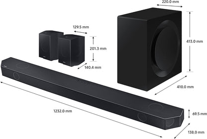 Samsung 3.1Ch Wireless Soundbar with Dolby Digital/DTS Virtual:X In Built Subwoofer Bluetooth Connectivity - HW-B650/ZN