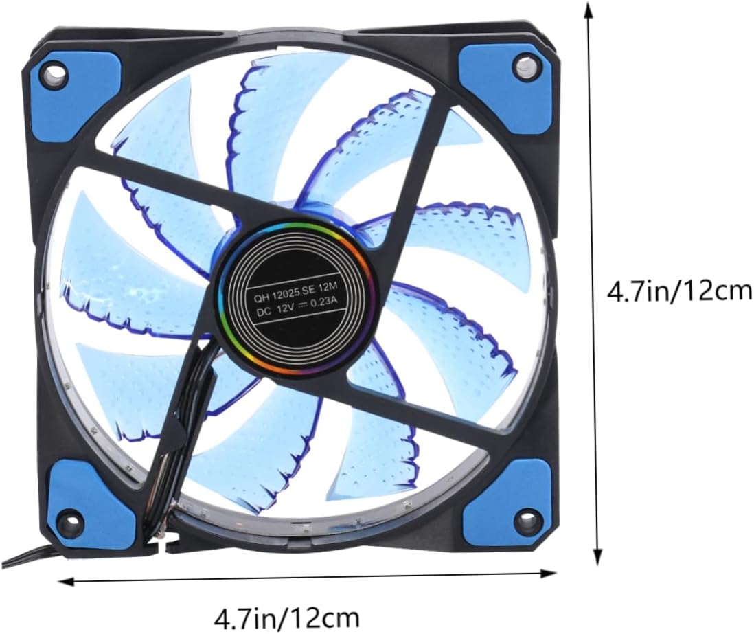 Gadpiparty 1pc Computer Cpu Internal Fans& Cooling Components Rgb Computer Case Computer Fans Computer Case Fans Usb Powered Fan 120mm Rgb Fan 120mm Usb Fan Desktop Case Heat Sink