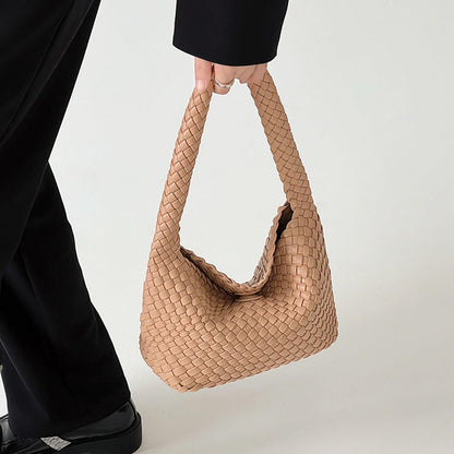 Fashion Designer Handbags and Purses Women Shoulder Bag Casual Versatile Hand Woven Shopping Totes Ladies Underarm Bags