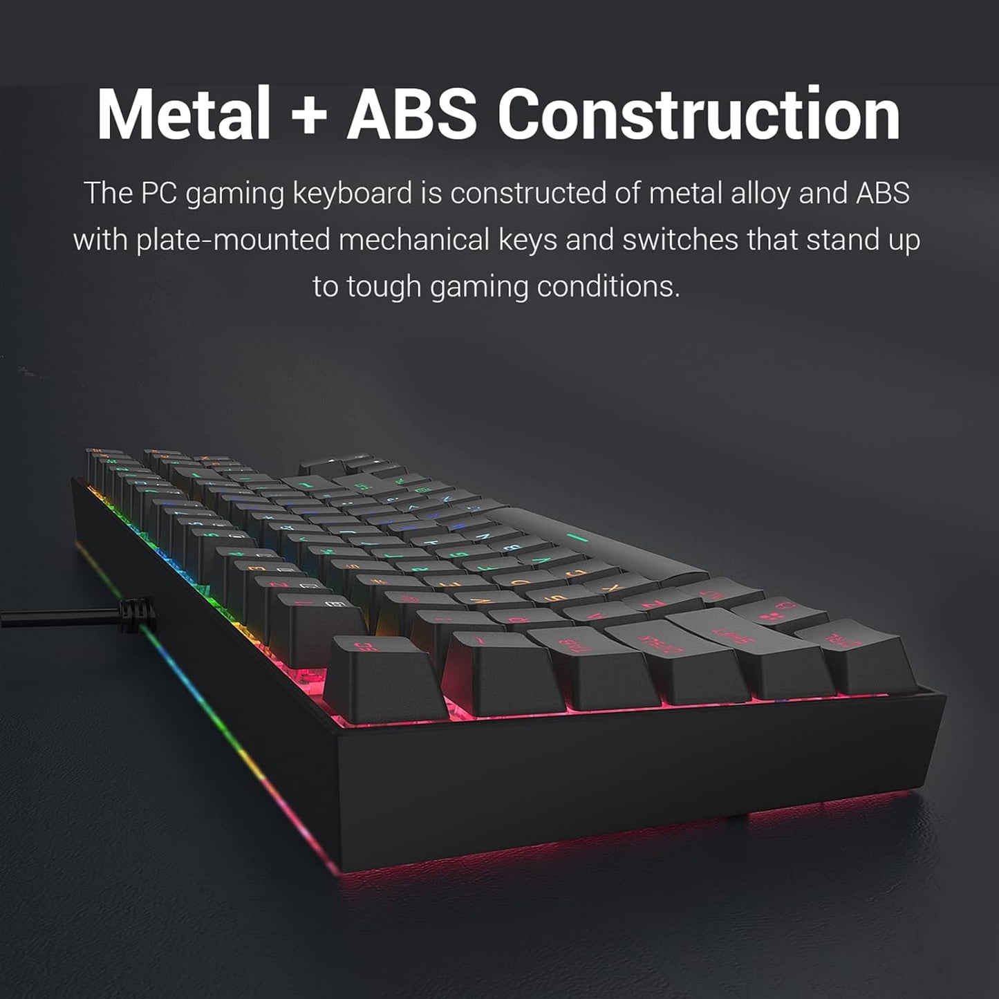 Redragon K552-Rgb Kumara Rgb Led Backlit Mechanical Gaming Keyboard (Black)