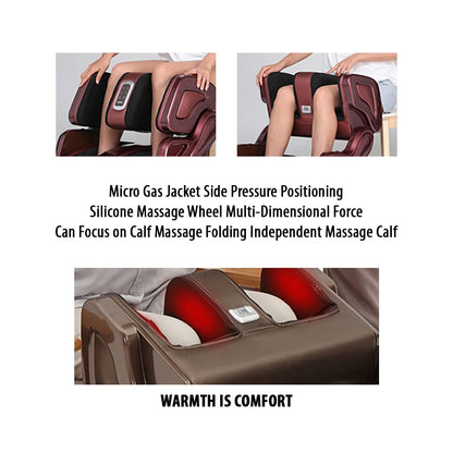 JC BUCKMAN PleaseUs Foot Massager-Shiatsu Foot Massage Machine w/Heat Kneading, Rolling, Scraping for Calf-Leg-Ankle Plantar Fasciitis, Blood Circulation, Pain Relief