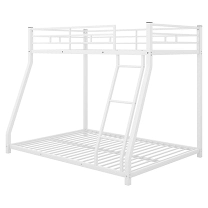 Bellemave Bunk Bed Full Over Queen, Heavy Duty Metal Bunk Bed Frame, Queen bunk Bed for Adults, Adult bunk beds Heavy Duty, Full XL Bunk Bed, Black