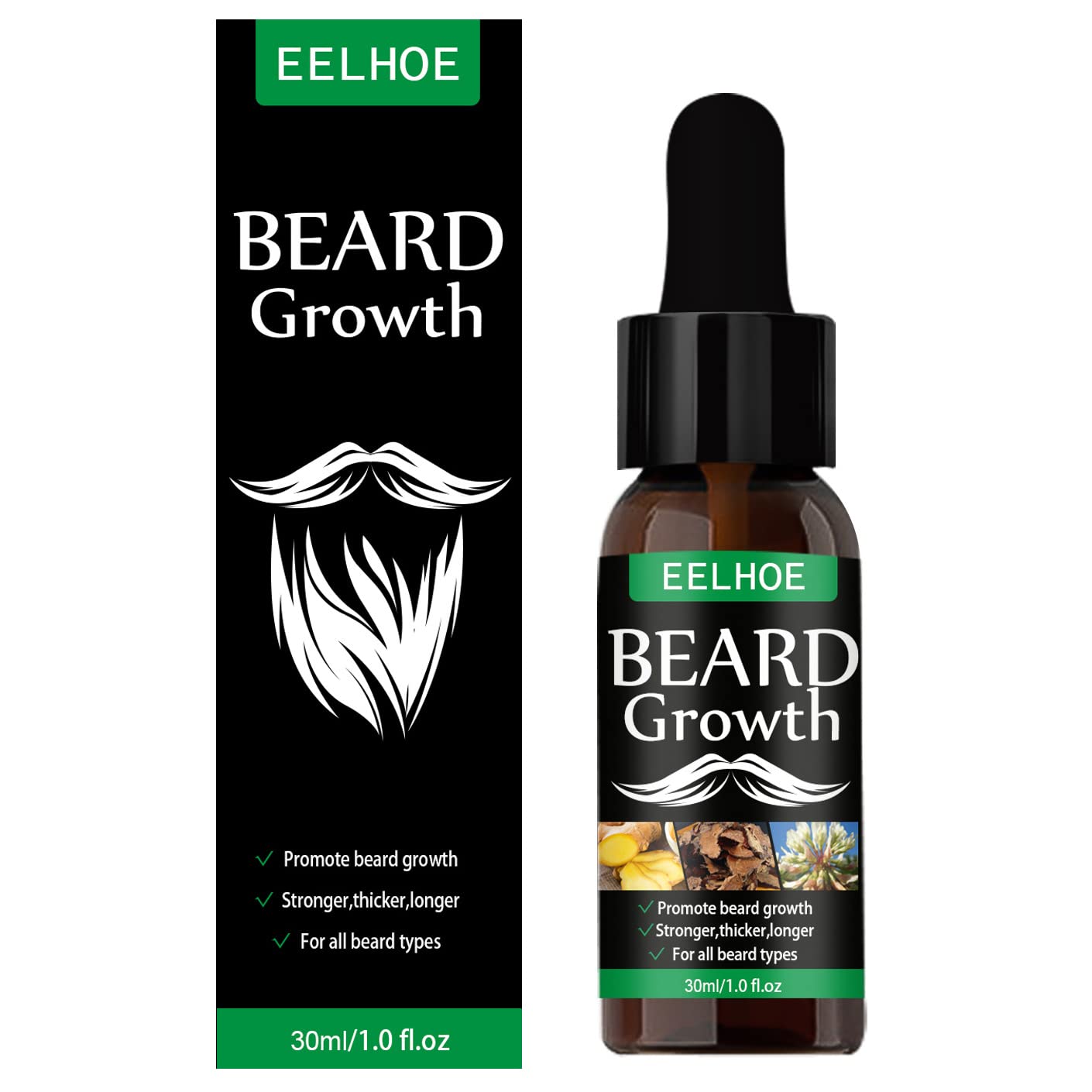 Beard Oil Conditioner for Men - Natural Organic Formula with Tea Tree, Argan and Jojoba Oils with Citrus Scent - Softens, Smooths, and Strengthens Beard Growth