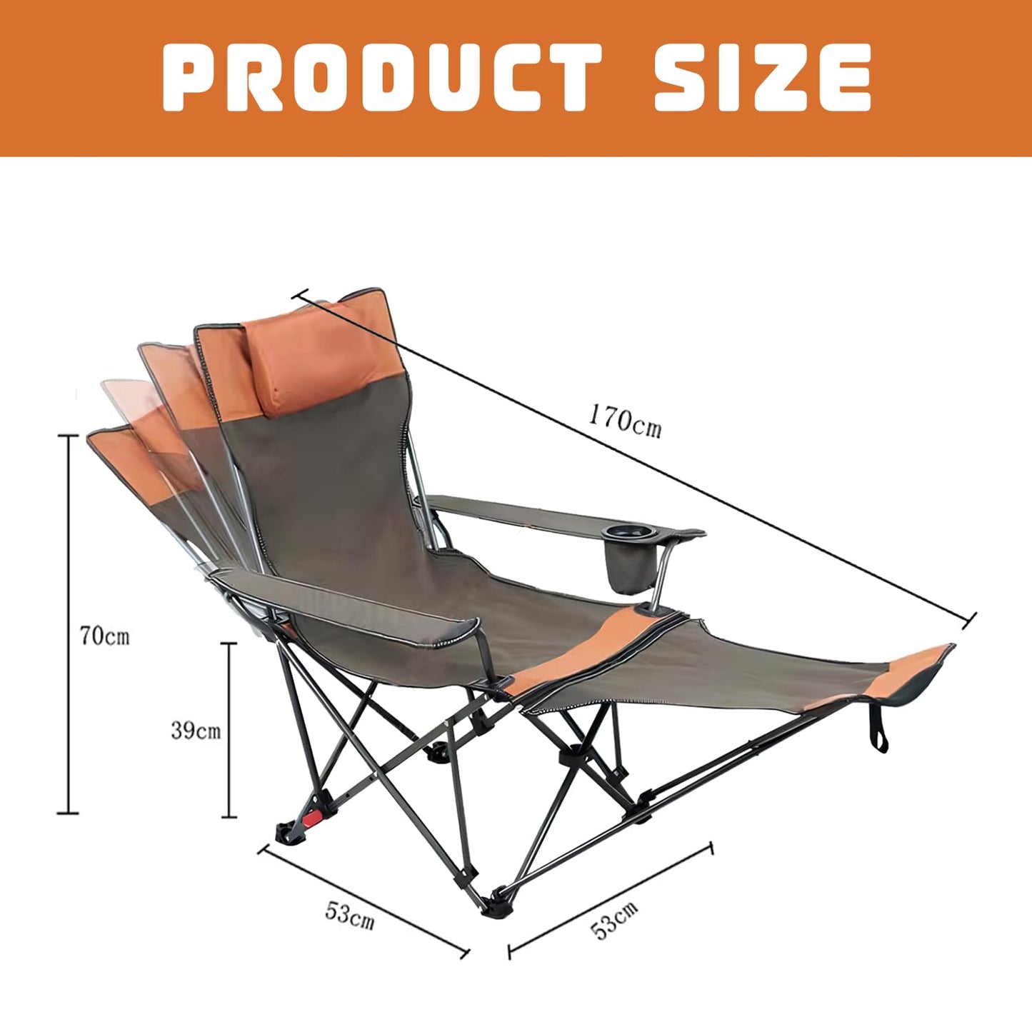 Jorunb Camping Chair Folding Outdoor Beach Chair Portable Ultralight Furniture Backpacking Chair with Wooden Handle Aluminum Bracket Stable Collapsible Chair for BBQ Hiking,Fishing,Picnic,Travel