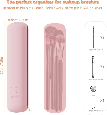 FERYES Travel Makeup Brush Holder