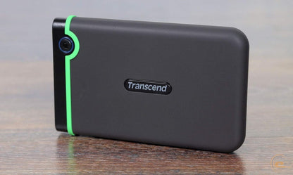 Transcend 2 TB USB 3.0 External Hard Drive - Military Drop Standards TS2TSJ25M3