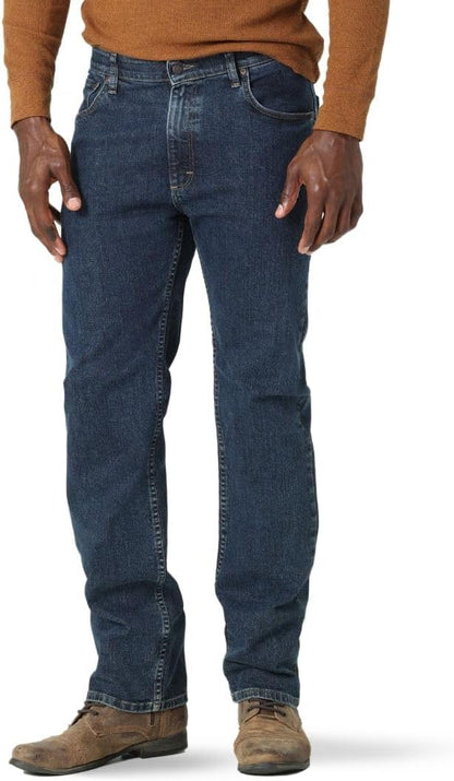 Wrangler mens Wrangler Authentics Men's Classic 5-Pocket Regular Fit Flex Jean Jeans