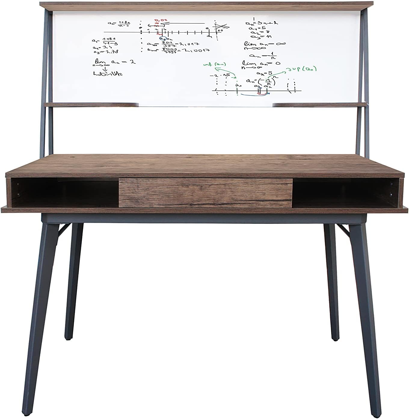 Mahmayi Renewed Modern Stylish Workstation Computer Desk for Home, Office, Living Room - Study Table - Office Furniture - 120 x 60CM - White