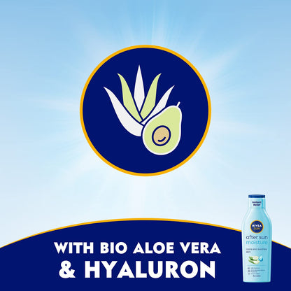 NIVEA SUN After Sun Lotion Instant Relief, Soothing Moisturizer, Aloe Vera & Avocado Oil, 200ml