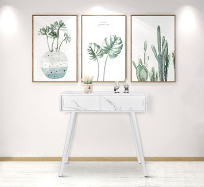 Console Table, 31" Console Tables for Entryway Small Entryway Table, Vanity Desk Rattan Dresser Side Table Entry Table Narrow Console Table Modern Hallway Table Boho Sofa Table