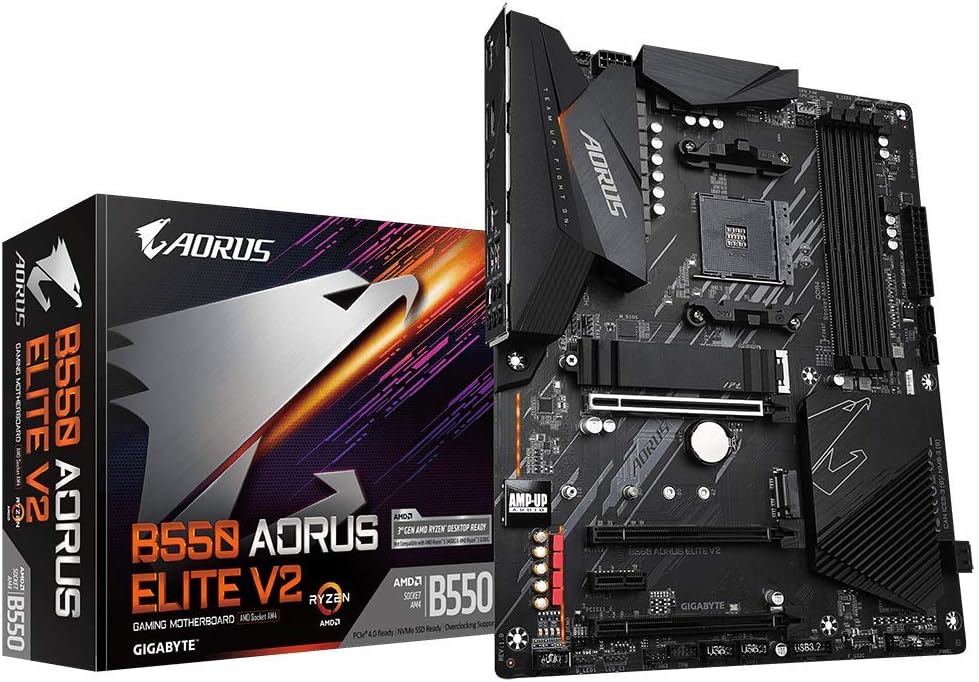 GIGABYTE B650 AORUS Elite AX (AM5/ LGA 1718/ AMD B650/ ATX/ 5-Year Warranty/ DDR5/ M.2/ PCIe 5.0/ USB 3.2 Gen2X2 Type-C/WiFi 6E/ 2.5GbE LAN/Q-Flash Plus/EZ-Latch/Gaming Motherboard)