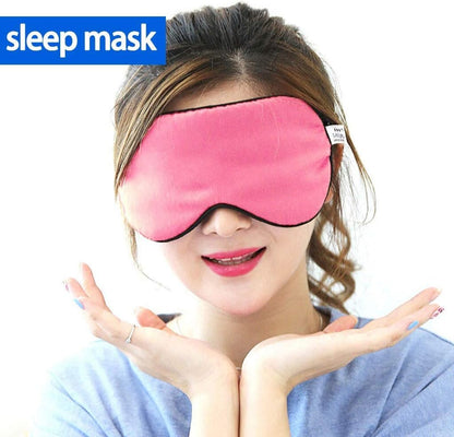 Shelf Sleep Mask Sleep Eye Mask Men's 3D Sleep Shading Double-sided Adjustable Breathable Travel Light Blindfold Men And Women Eye mask (Color : Pink),Colour:Gray (Color : Black)