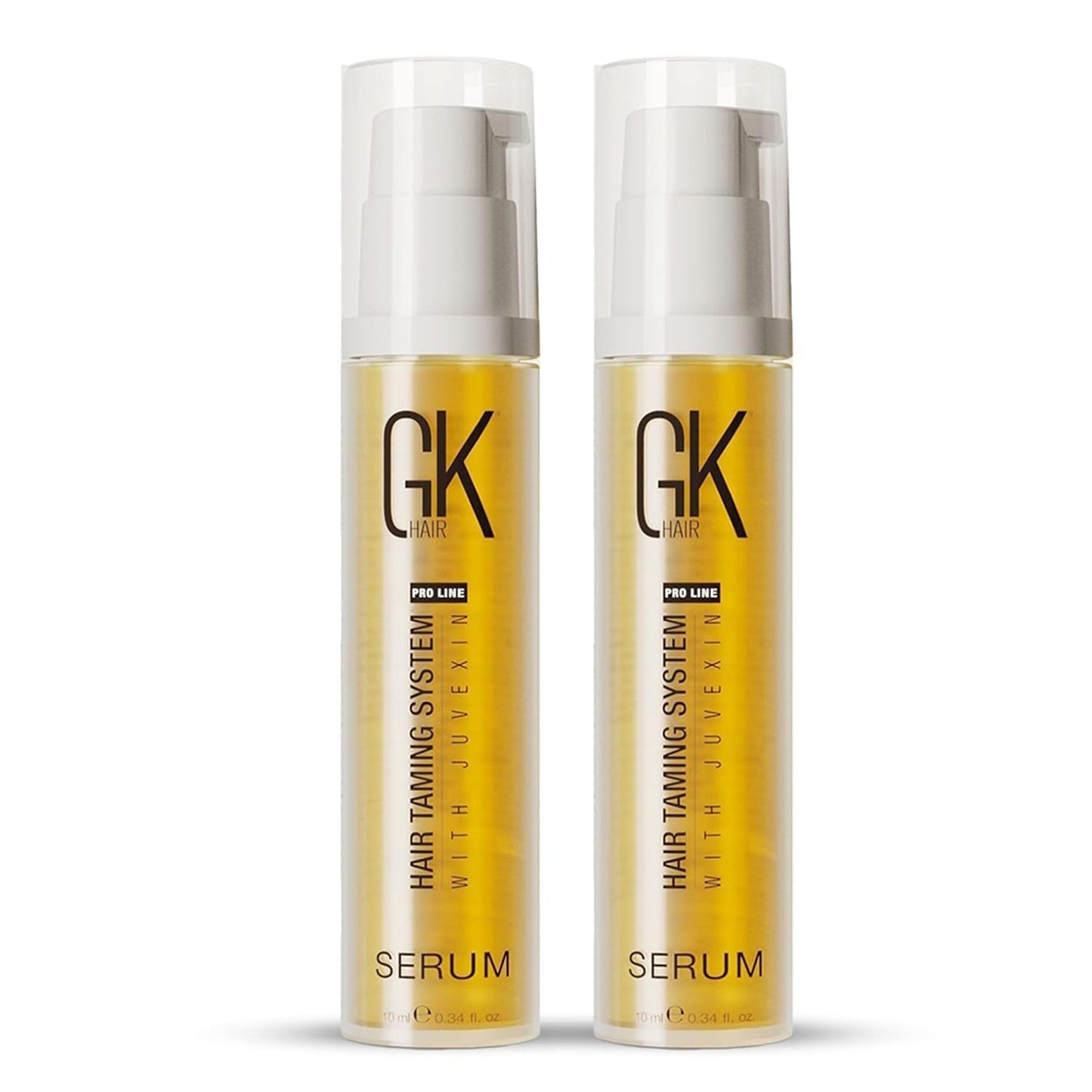 Global Keratin GKHAIR Smoothing Serum (Pack of 1/3.4 fl oz) - 100% Pure Organic Argan Oil | Hydrating Strength Shine Dry Damaged Repair Anti-Frizz Moistures Nourishment