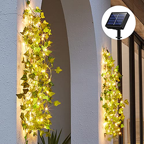 BPA® Outdoor String Lights, 100 LED, 32.8 FT Realistic Plant Garland with Lights – Decorative Vine Lights for Bedroom, Diwali, Christmas, Ramadan, New Year, and Festive Décor