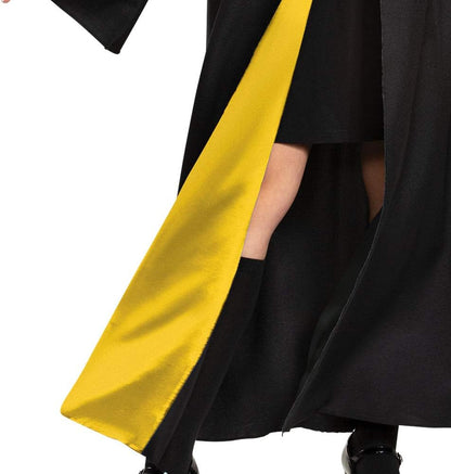 DISGUISE Harry Potter Robe, Deluxe Wizarding World Hogwarts House Themed Robes for Adults, Movie Quality Dress Up Costume Accessory, Black