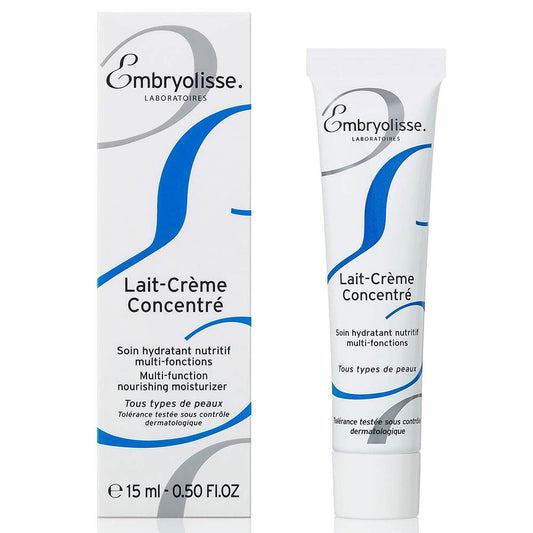 Embryolisse Lait -Creme Concentre | Versatile 6-in-1 Treatment Nourishing Moisturiser - Hydrates, Protects, and & Enhances Skin | Perfect Make-up Base | 15ml Size (Packaging May Vary)