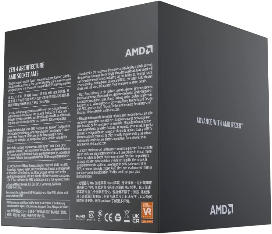 AMD Ryzen™ 9 7900X 12-Core, 24-Thread Unlocked Desktop Processor - CaveHubs