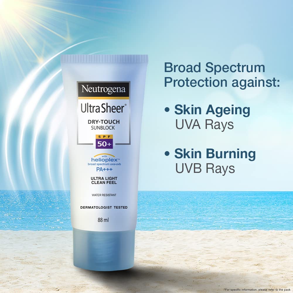 Neutrogena Ultra Sheer Dry Touch Sunblock, SPF 50+, 30ml