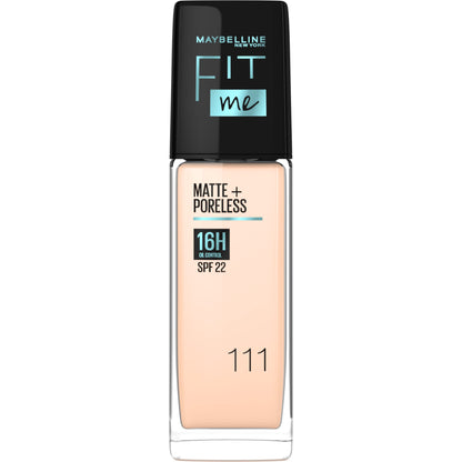 Maybelline New York Fit Me Matte+Poreless Liquid Foundation, 340 Cappuccino, 30 ml