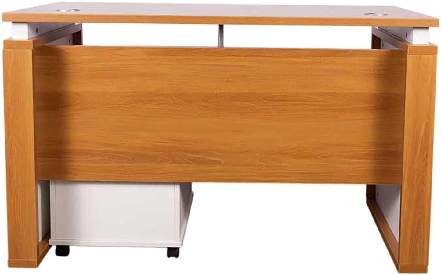 Mahmayi Renewed Modern Stylish Workstation Computer Desk for Home, Office, Living Room - Study Table - Office Furniture - 120 x 60CM - White