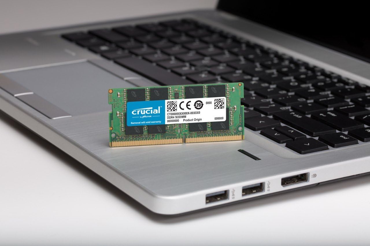 Crucial 16GB Single DDR4 2400 MT/s (PC4-19200) DR x8 SODIMM 260-Pin Memory - CT16G4SFD824A - CaveHubs