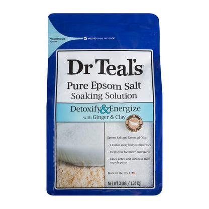 Dr Teal'S Epsom Relax Salt And Relief With Eucalyptus Spearmint, 1.36 KilogRAM