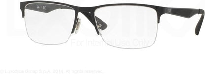 Ray-Ban RX6335 Rectangular Prescription Eyeglass Frames