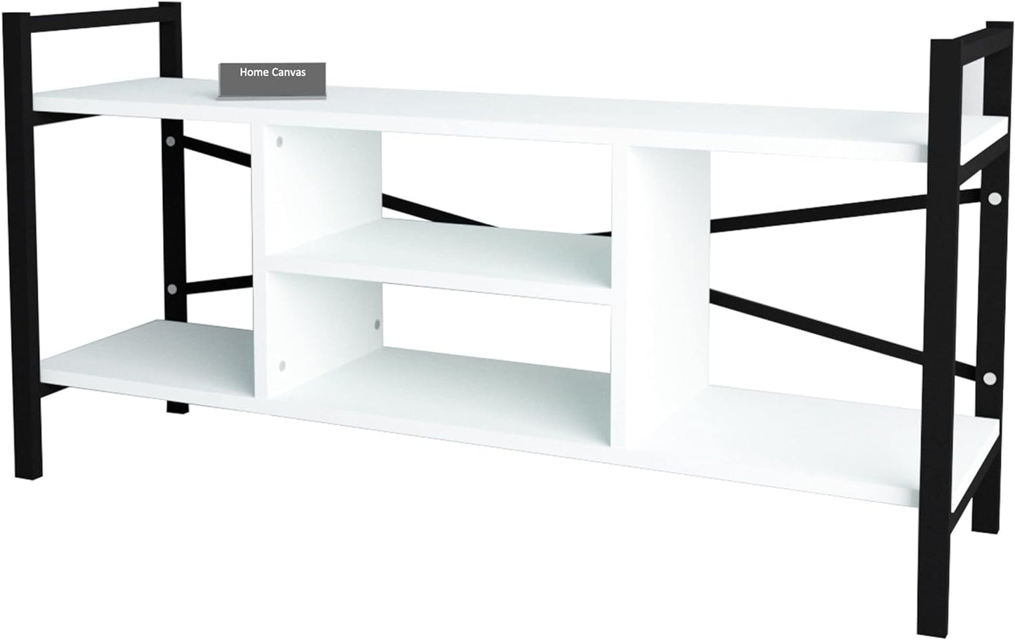 Home Canvas Gila TV Stand 120cm (White)