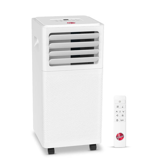 Hoover 1 Ton Portable Air Conditioner For Home & Office, 12000 BTU, 24H Timer, Powerful Cooling, Low Noise, Rotary Compressor, 2 Fan Speeds, Dehumidifier Function, Hap-S12K