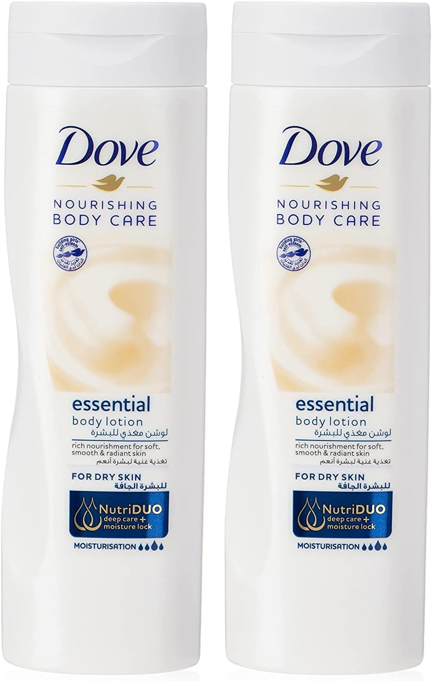 Dove Body Love Body Milk Lotion, for dry skin, Essential Care, for long lasting smooth and radiant skin, 400ml pack may vary