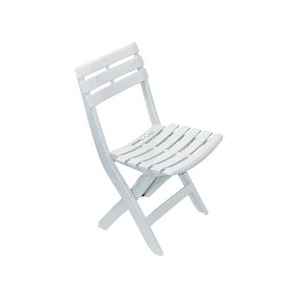 Esqube Adults Folding Chair Patio Lawn Garden/Outdoor camping Chair White Color