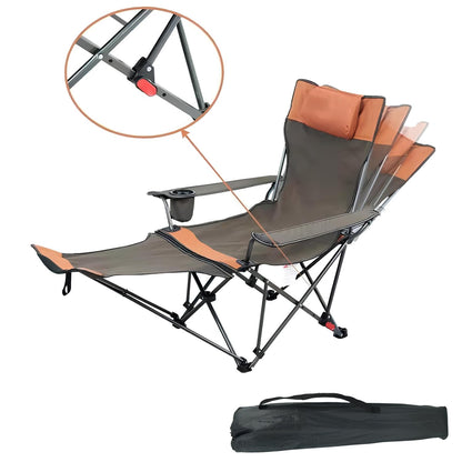 Jorunb Camping Chair Folding Outdoor Beach Chair Portable Ultralight Furniture Backpacking Chair with Wooden Handle Aluminum Bracket Stable Collapsible Chair for BBQ Hiking,Fishing,Picnic,Travel