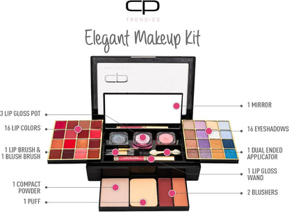 CP TRENDIES Makeup Kit 92 – STUNNING BEAUTY - Ultimate Color - Gift Set for Women/Girls | All-in-one Makeup Kit