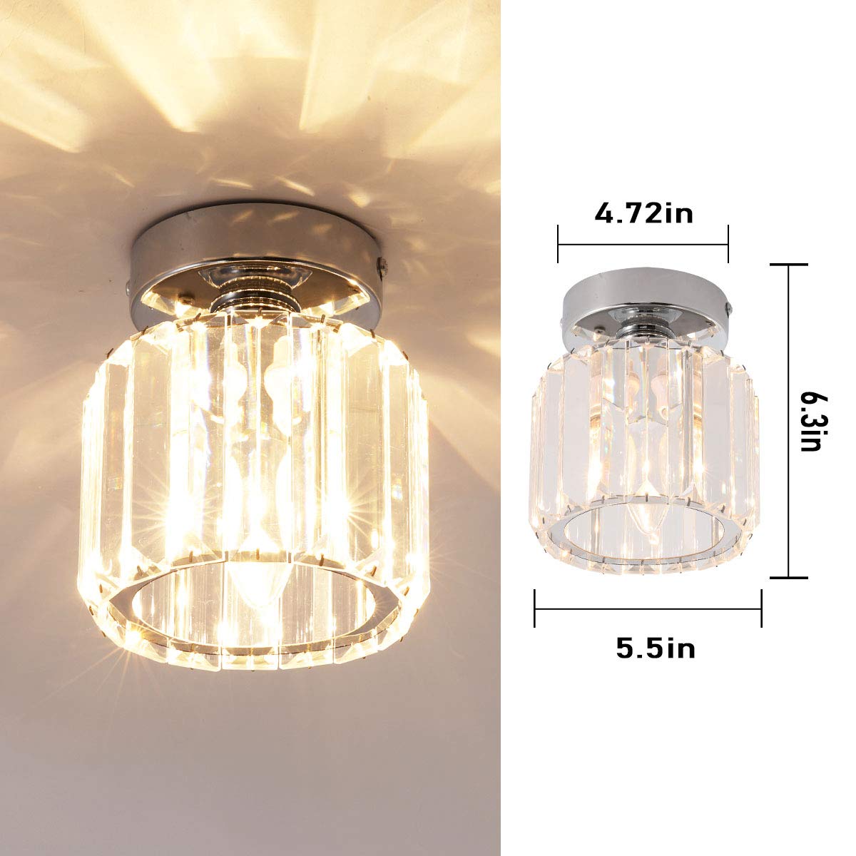 Jaycomey Modern LED Chandelier,63W Dimmable Black LED Pendant Light,12 Lights Embedded Mount Chandeliers Dining Room Light Fixtures,DIY Flush Mount Ceiling Lamp for Bedroom Living Room 55cm