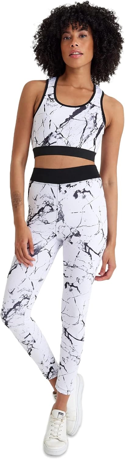 balberi Women's 2 Piece Workout Outfits - Leggings and Square-cut Sports Bra - Legging Activewear Athletic Clothing Yoga Set