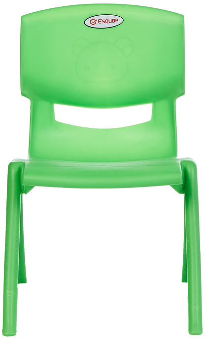 Esqube Baby Chair Kids Plastic School Study Chair Green Color…