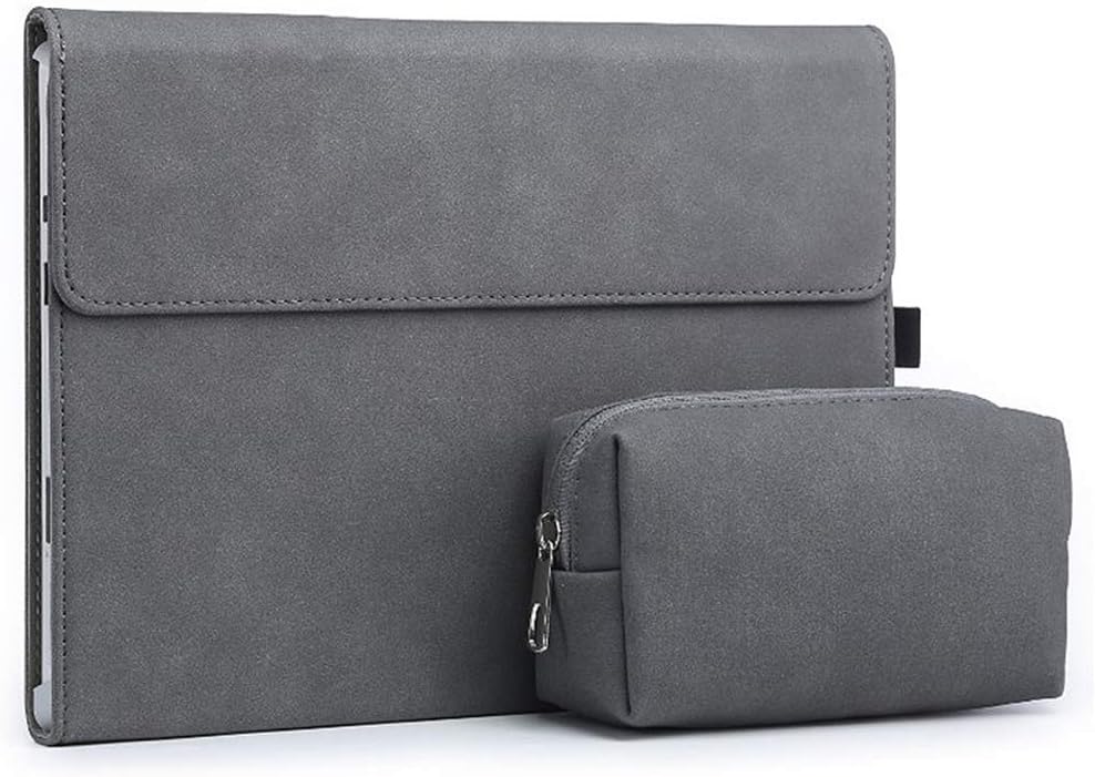 Case for Microsoft Surface Pro 7/6/5/4, Slim Lightweight Smart Envelope Sleeve Bag Laptop Tablet Carrying Cover-With A Accessory Pouch