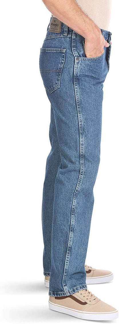 Wrangler mens Wrangler Authentics Men's Classic 5-Pocket Regular Fit Flex Jean Jeans