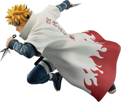 Banpresto Minato Namikaze II Naruto Shippuden Action Figure - Vibration Stars BP88032 Multicoloured