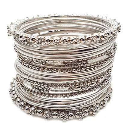 YouBella Stylish Traditional Jewellery Silver Plated Bangle for Women