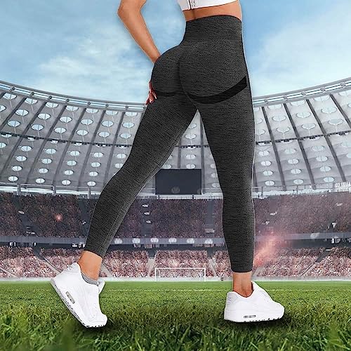 VITION High Waisted Leggings for Women Scrunch Butt Lifting TIK Tok Yoga Pants,Workout Anti Cellulite Tummy Control Tights