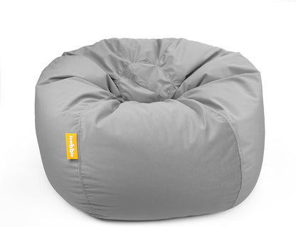 Jumbble Nest Soft Suede Bean Bag with Filling | Cozy Bean Bag Best for Lounging Indoor | Kids & Adult | Soft Velvet Fabric | Filled with Polystyrene Beads (Blue, Large)