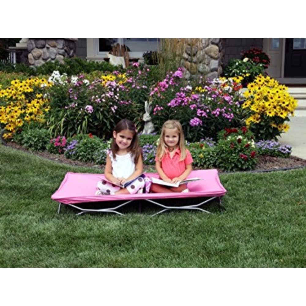 Regalo Travel Cot, Pink, 48L X 24W X 9H Inches